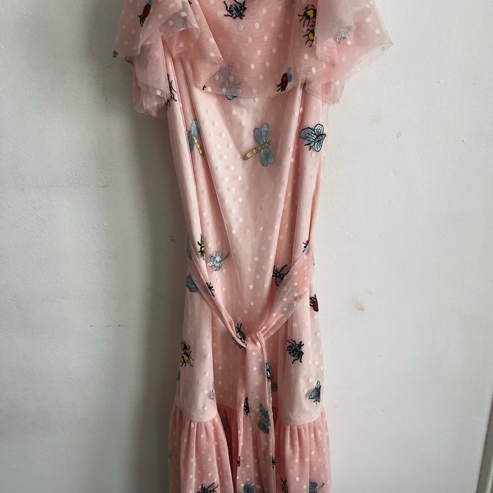 Pink Butterfly and Bug Woman’s Betsy Johnson Dress